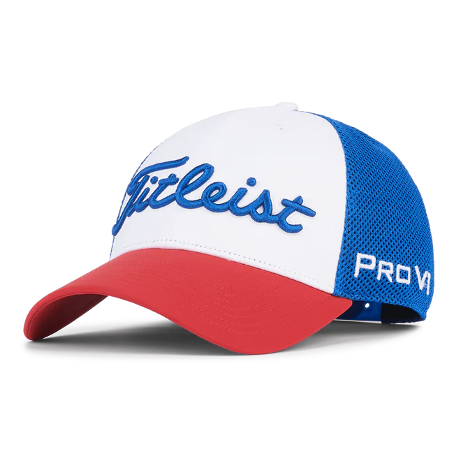 TOUR PERFORMANCE MESH White Royal Red