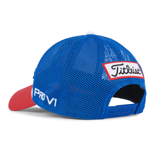 TOUR PERFORMANCE MESH White Royal Red