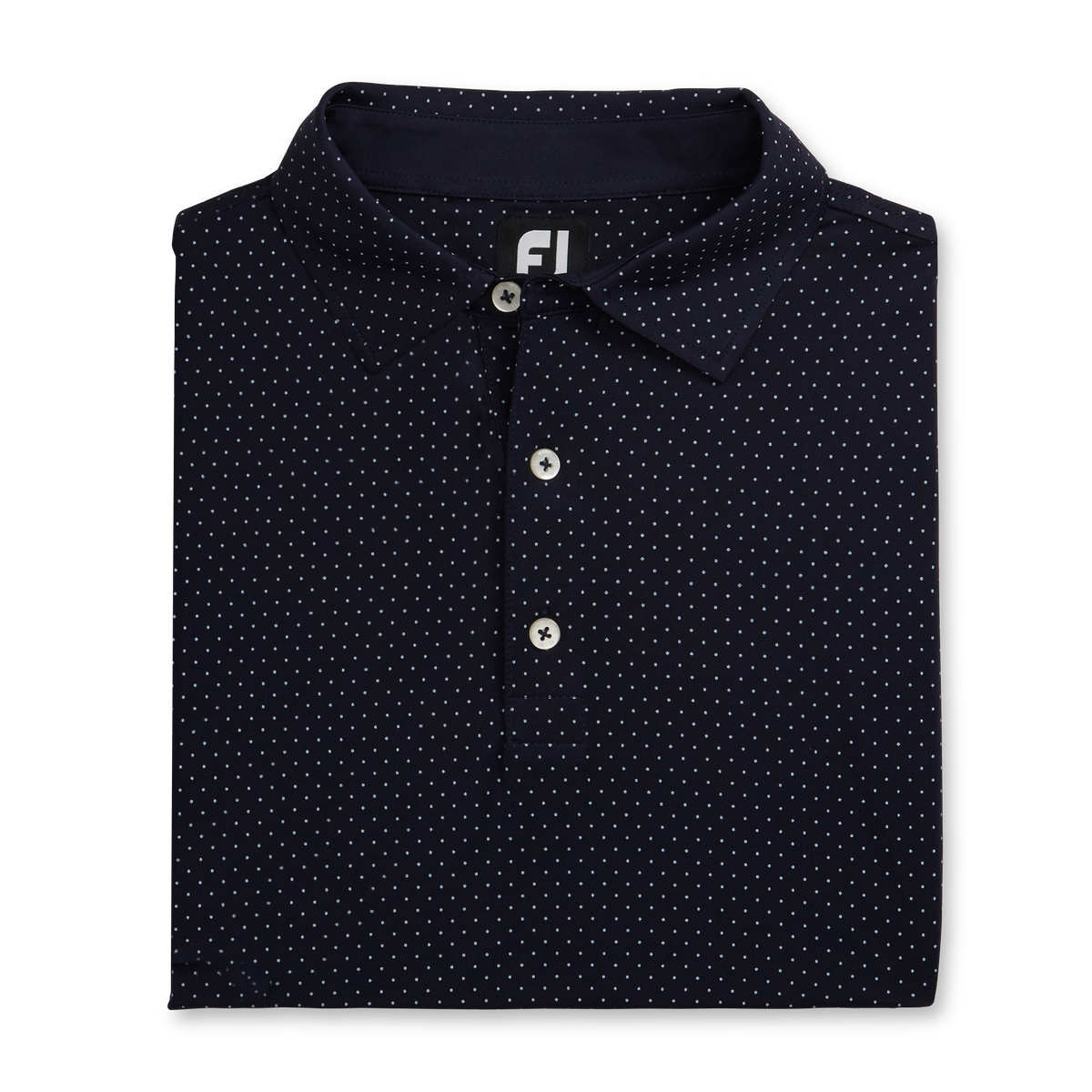 STRETCH LISLE DOT Navy