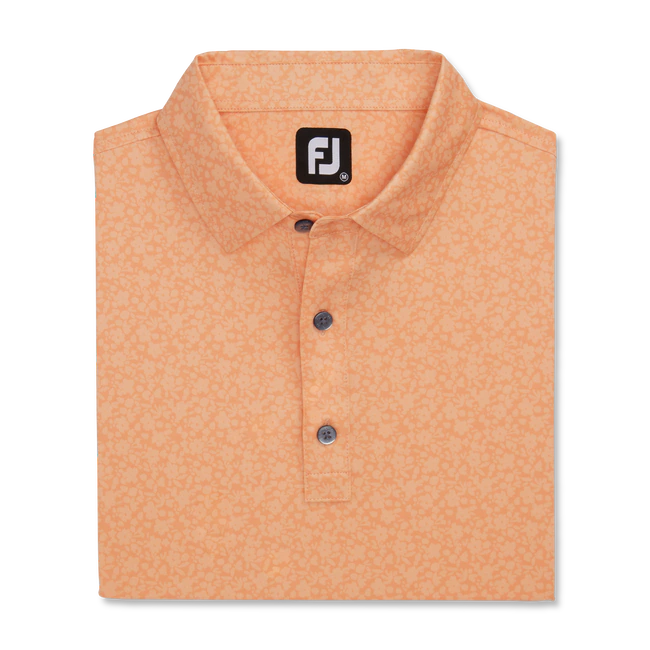 PANTED FLORAL LISLE TRADITIONAL FIT PEACH