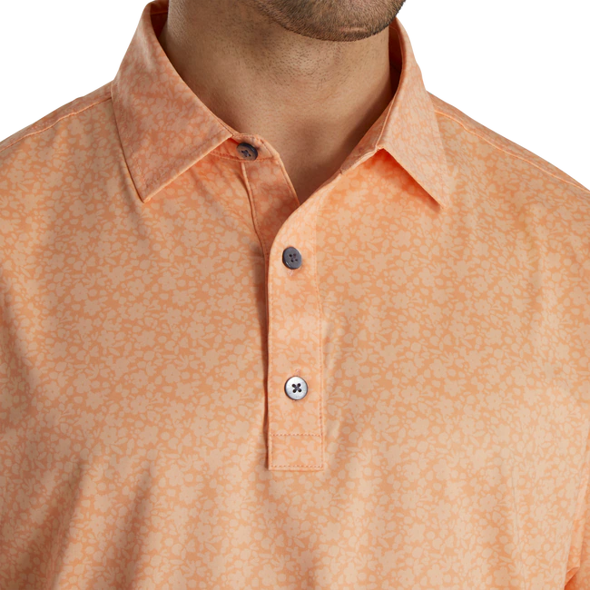 PANTED FLORAL LISLE TRADITIONAL FIT PEACH