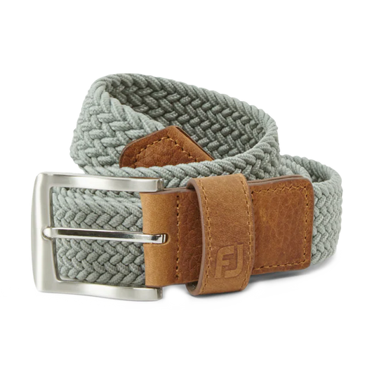 WOVEN GOLF BELT GREY