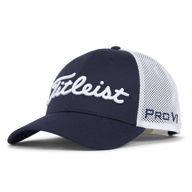 TOUR PERFORMANCE MESH  Navy White